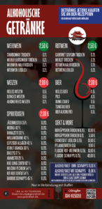 Getränke Preise